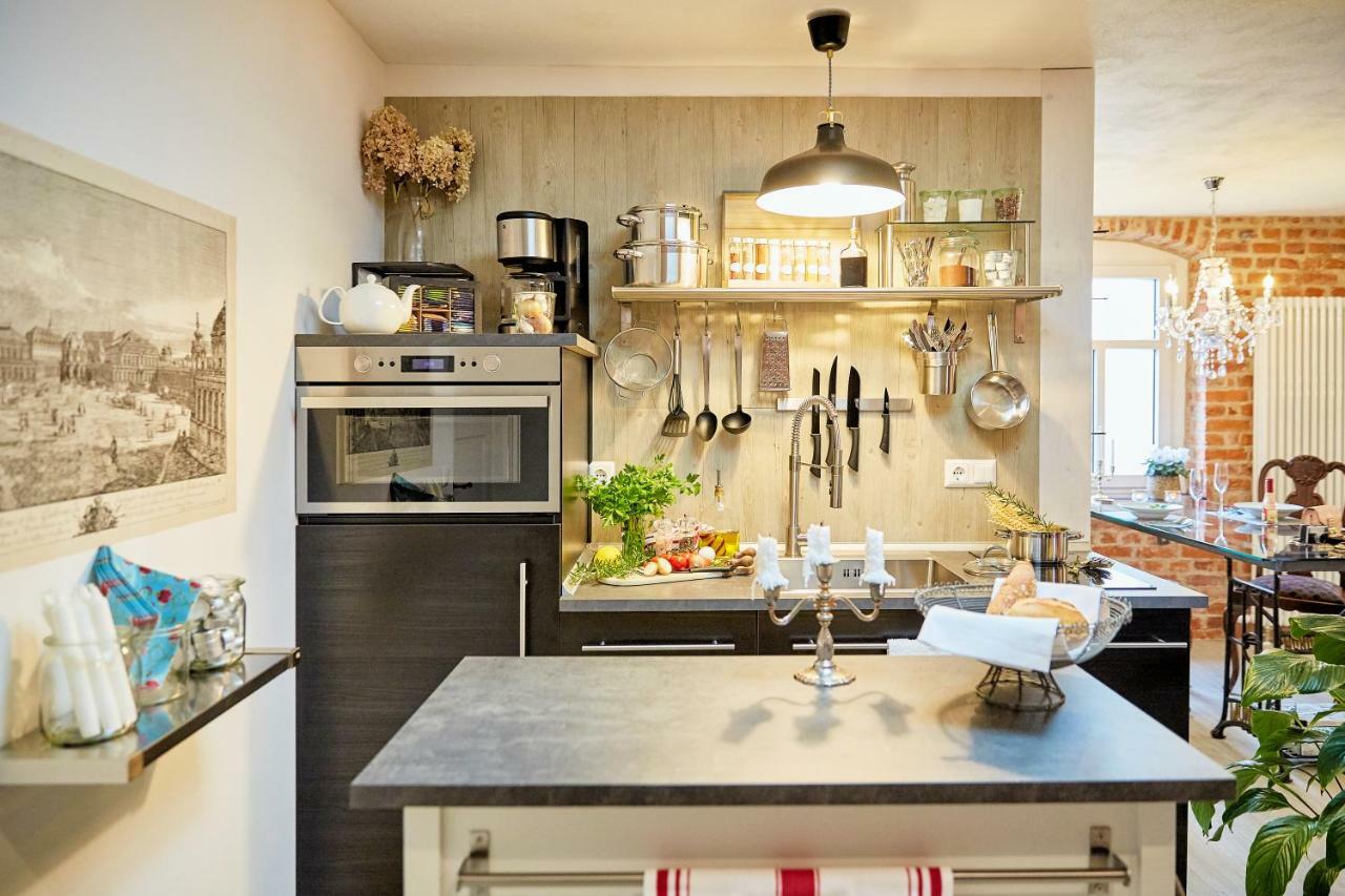 Strohhutmanufaktur Apartment Dresden Bagian luar foto